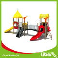 Estilo Clássico Jardim de Infância Padrão Playground ao ar livre com Slides, Kids Play Equipamento Outdoor